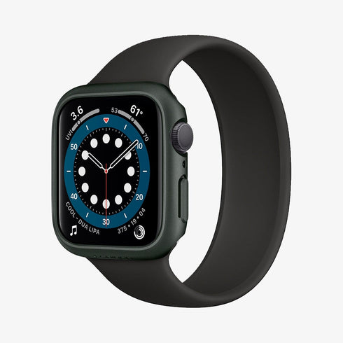 ACS05458 - Apple Watch Ultra (Apple Watch (49mm)) Case Thin Fit in black showing the front